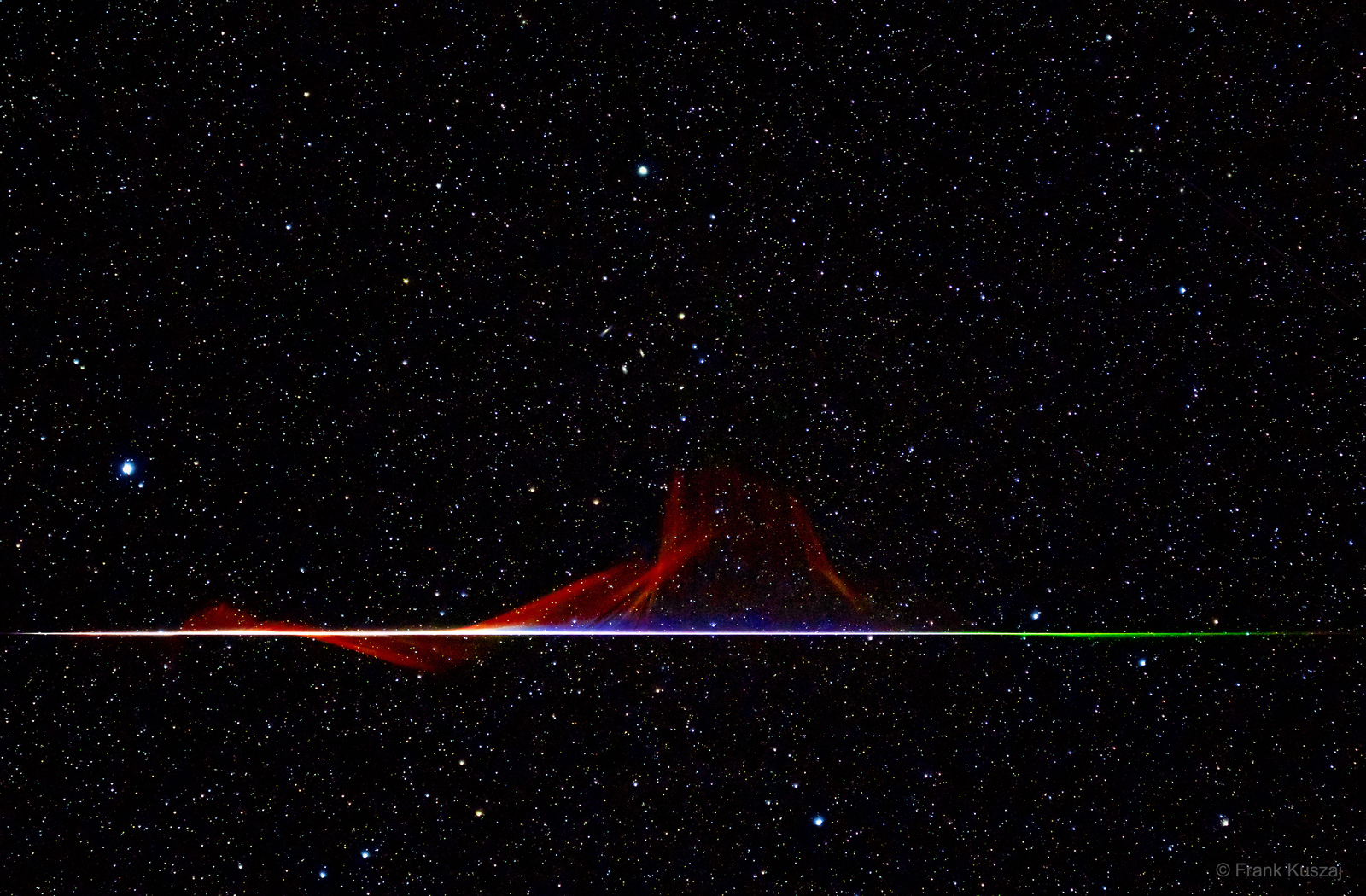 A Colorful Quadrantid Meteor