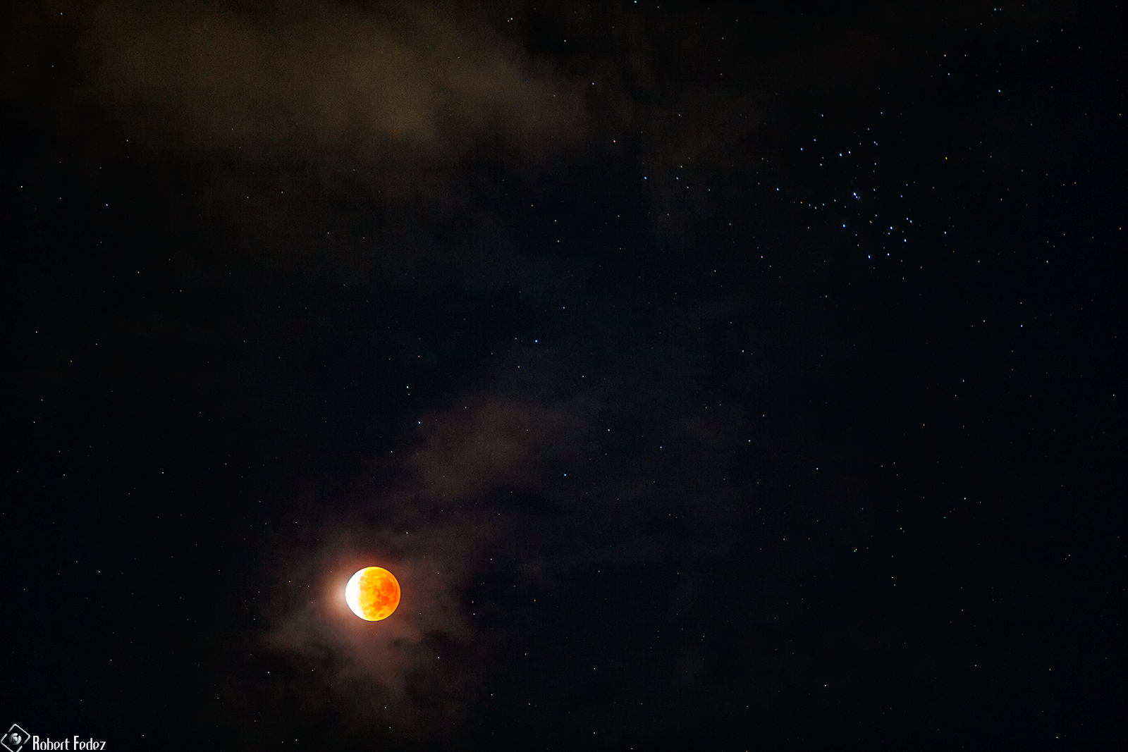 An Almost Total Lunar Eclipse