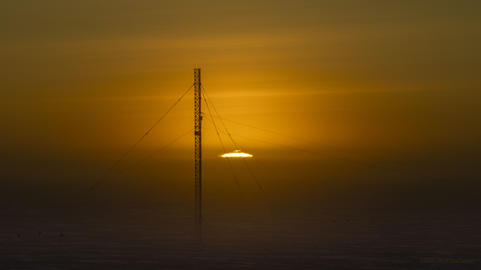 Sunrise at the South Pole