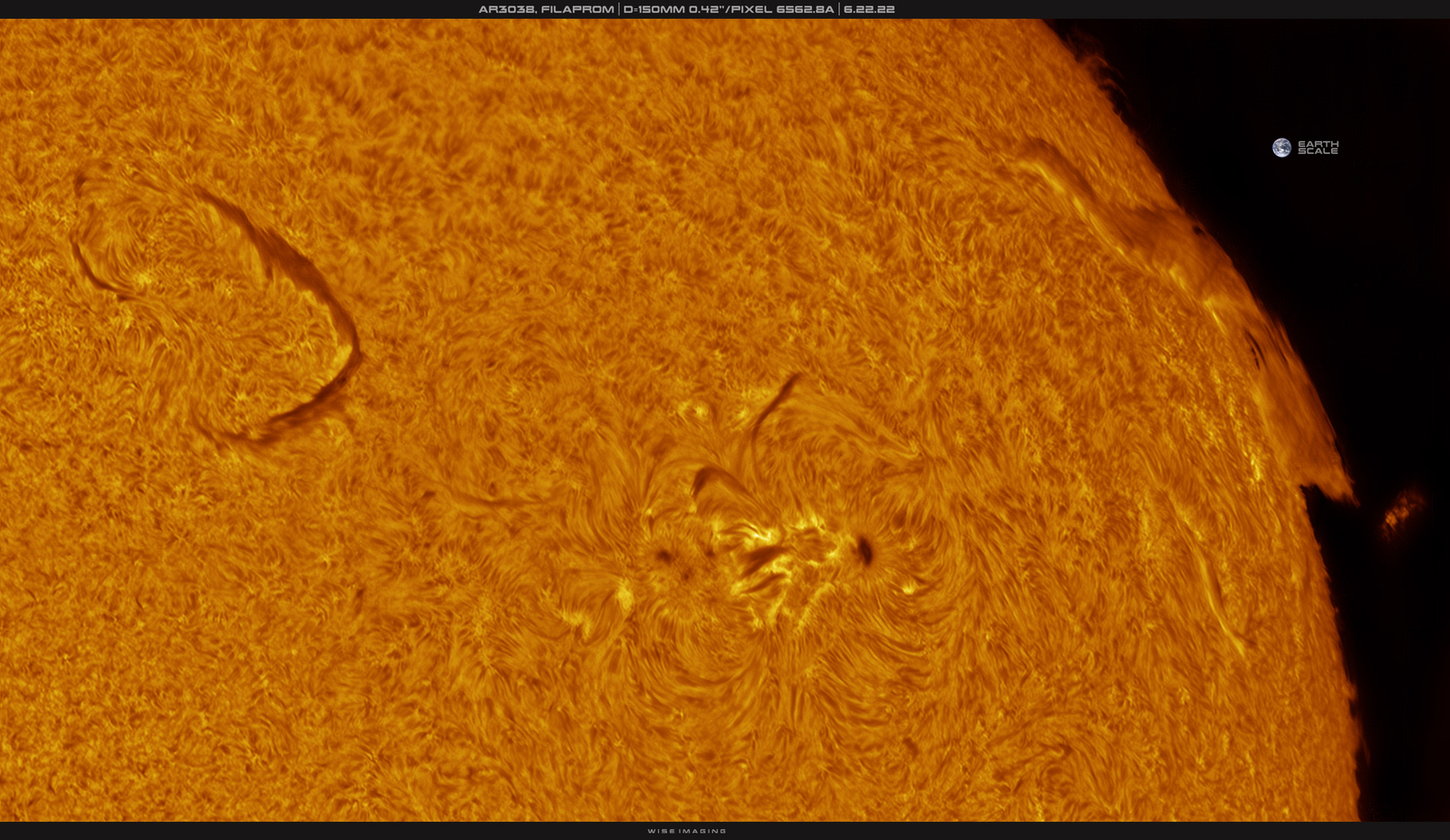 Filaprom on the Western Limb