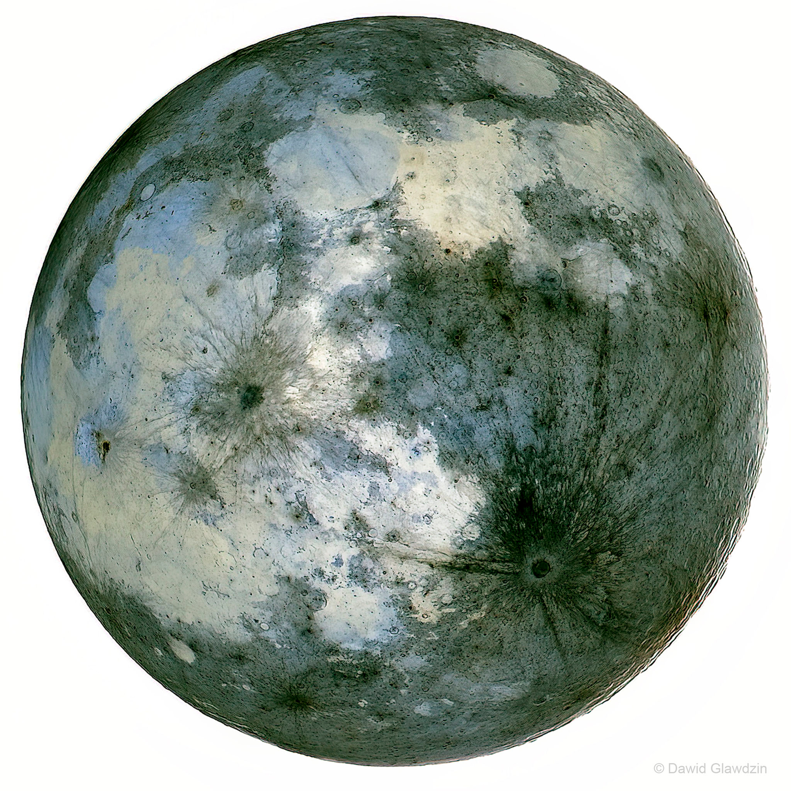 Moon in Inverted Colors