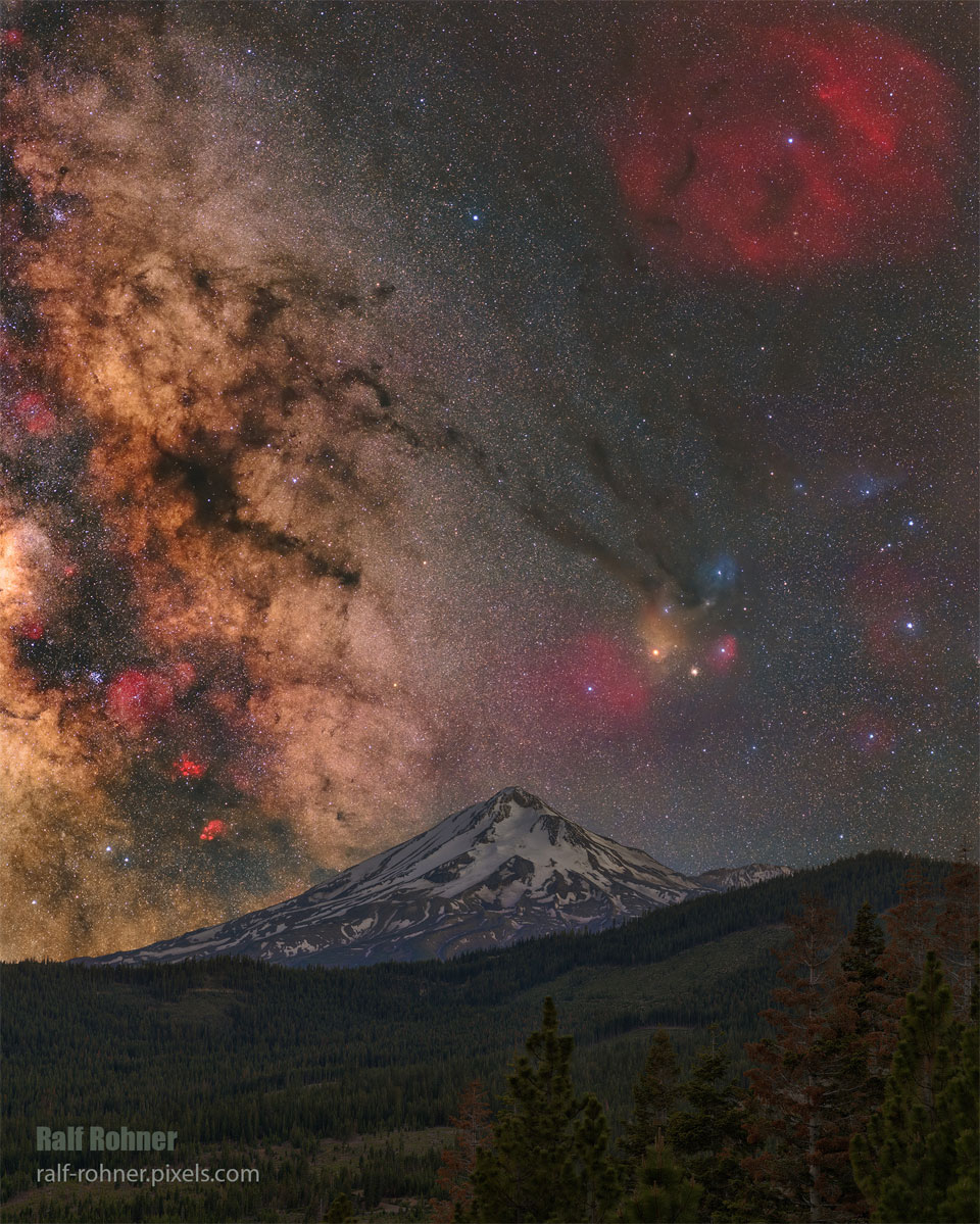 A Furious Sky over Mount Shasta