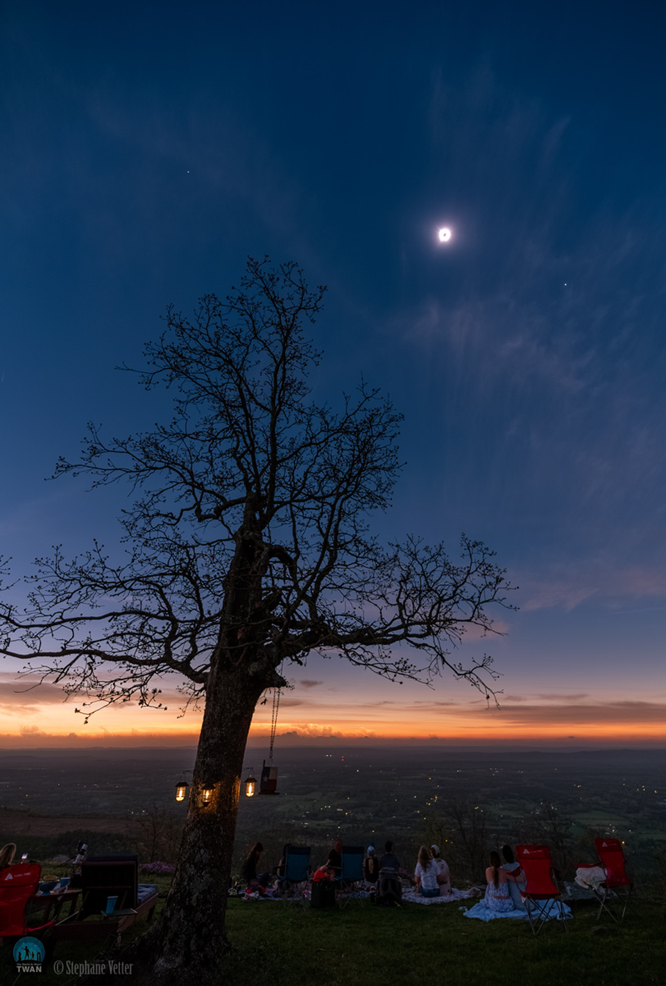 Planets Around a Total Eclipse
