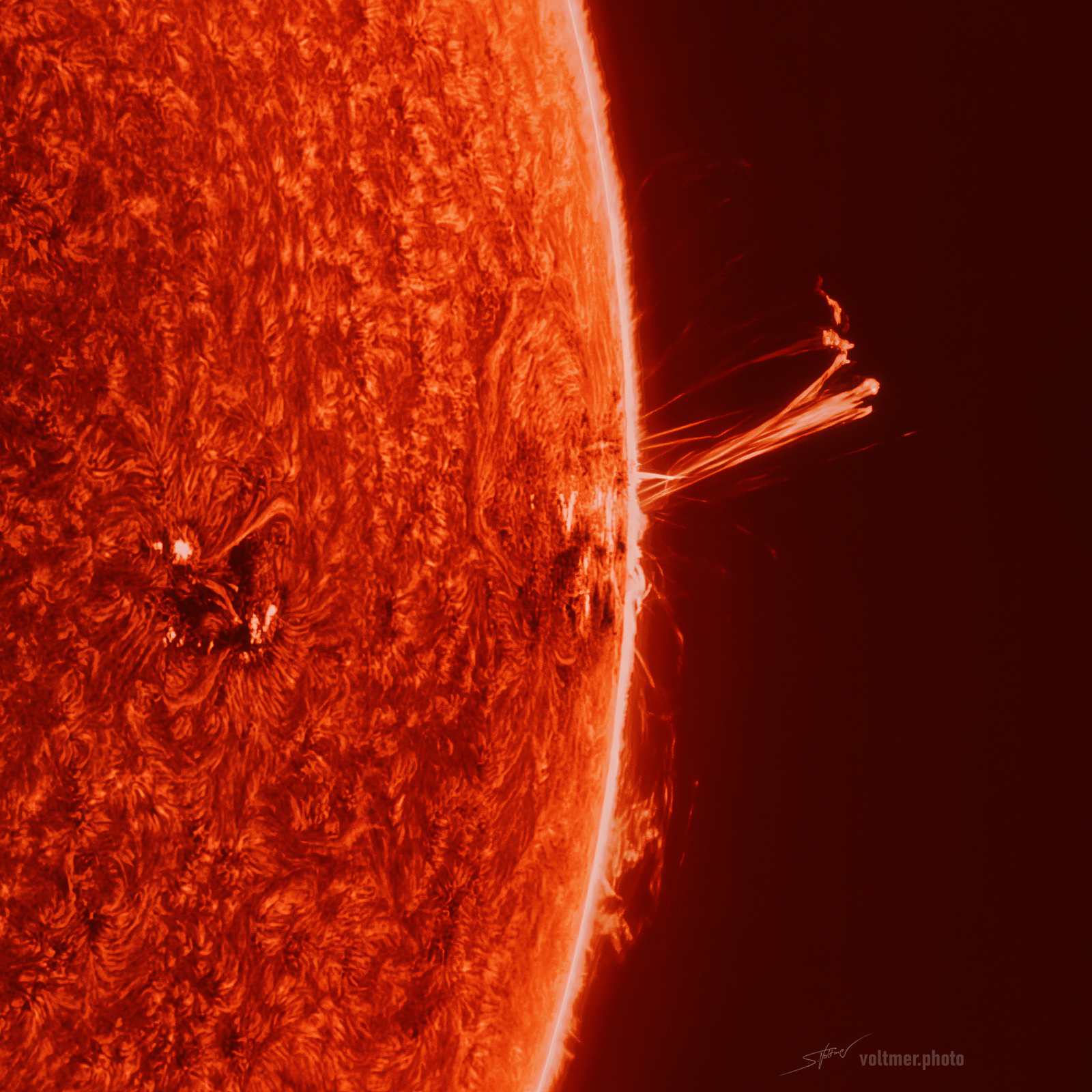 AR 3664 at the Sun's Edge