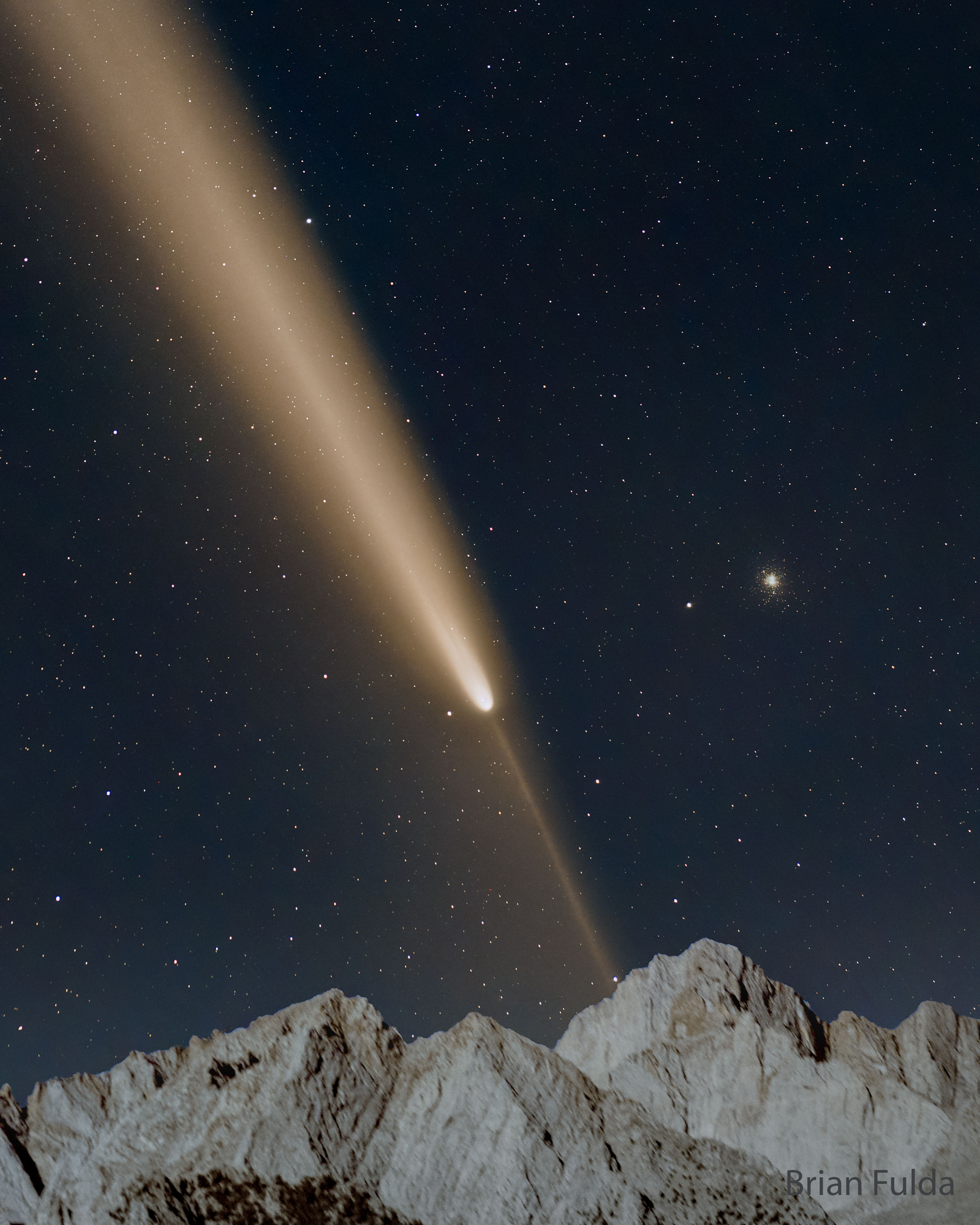 Comet Tsuchinshan-ATLAS over California