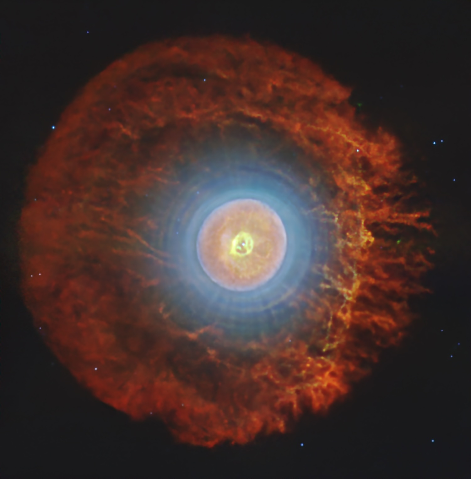 A Planetary Nebula with Cosmic Buckyballs