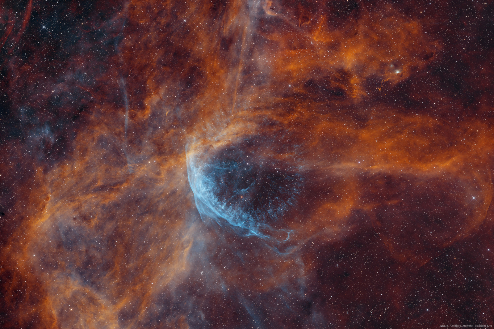 The Nebulous Realm of WR 134