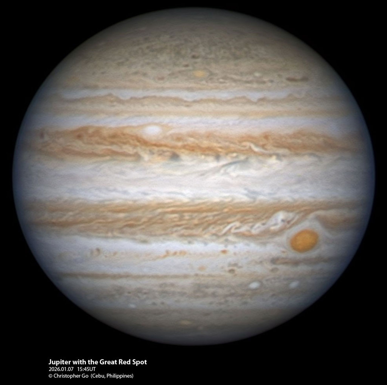 Jupiter with the Great Red Spot