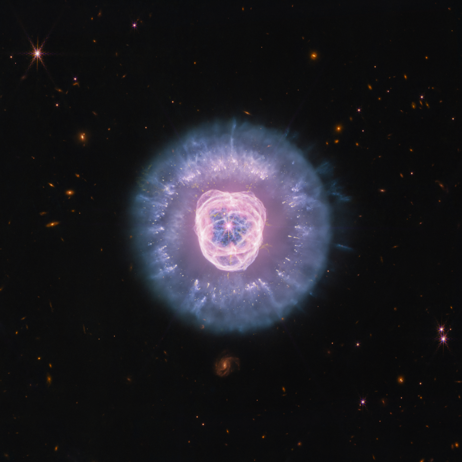 JWST Images The Lion's Head Nebula
