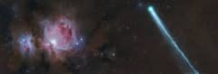 Preview of The Conjunction of Comet R3 PanSTARRS and the Orion Nebula
