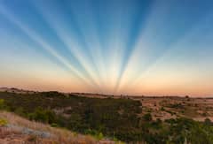 Preview of Anticrepuscular Rays over Sicily