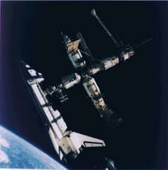 Preview of The Space Shuttle Docks with Mir
