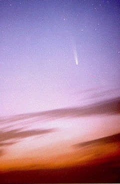 Preview of The Sun Sets on Comet Hyakutake