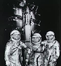 Preview of Mercury Astronauts and a Redstone