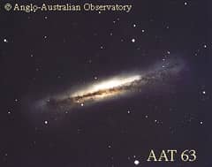 Preview of Spiral Galaxy NGC 3628 Edge On