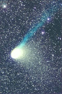 Preview of Comet Hale-Bopp Develops a Tail
