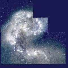 Preview of Bright Star Knots in NGC 4038