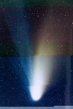 Preview of Comet Hale-Bopp's Developing Tail