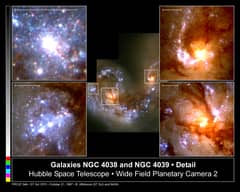 Preview of Closeup of Antennae Galaxy Collision