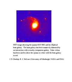 Preview of Quasar in an Elliptical Galaxy