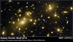Preview of Abell 2218: A Galaxy Cluster Lens