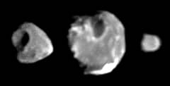 Preview of Jupiter's Moons Thebe, Amalthea, and Metis