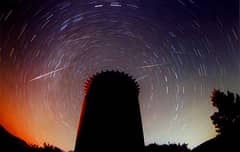 Preview of Leonids Above Torre de la Guaita
