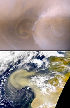 Preview of A Polar Martian Dust Storm