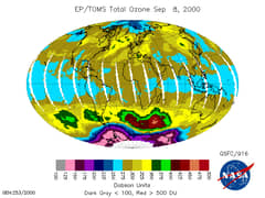 Preview of Antarctic Ozone Hole Widens