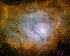 Preview of The Lagoon Nebula in Three Colors