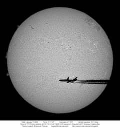 Preview of An Airplane in Front of the Sun