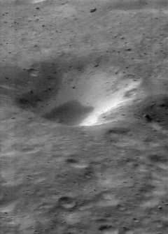 Preview of A Two-toned Crater on Asteroid Eros