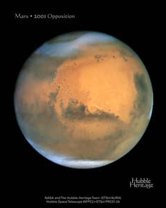 Preview of Mars from Earth