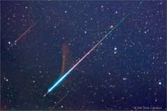 Preview of Fireball, Smoke Trail, Meteor Storm