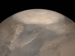 Preview of Spring Dust Storms at the North Pole of Mars