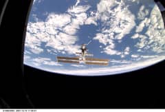 Preview of International Space Station Over Earth