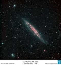 Preview of Nearby Spiral Galaxy NGC 4945