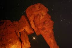 Preview of Mars Rising Behind Elephant Rock