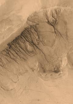Preview of Unusual Gullies and Channels on Mars