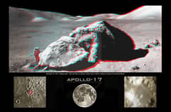 Preview of Apollo 17: Boulder in Stereo