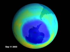Preview of A Near Record Ozone Hole in 2003