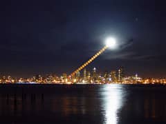 Preview of Moonrise Over Seattle