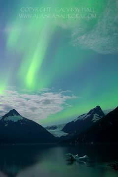 Preview of Aurora Over the Chugach Mountains