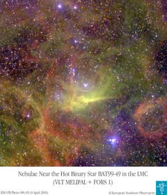 Preview of Nebulas Surrounding Wolf-Rayet Binary BAT99-49