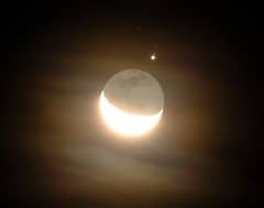 Preview of Jupiter and the Moon's Shadowed Horizon