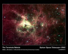 Preview of The Tarantula Nebula from Spitzer