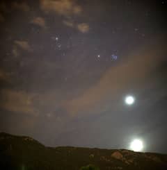 Preview of Moon and Planets Sky