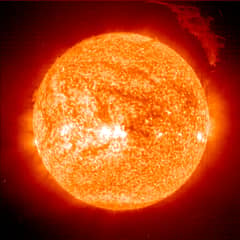 Preview of A Prominent Solar Prominence from SOHO