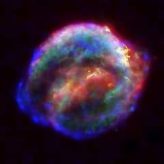 Preview of Kepler's SNR from Chandra, Hubble, and Spitzer