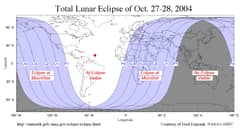 Preview of Total Lunar Eclipse Tonight
